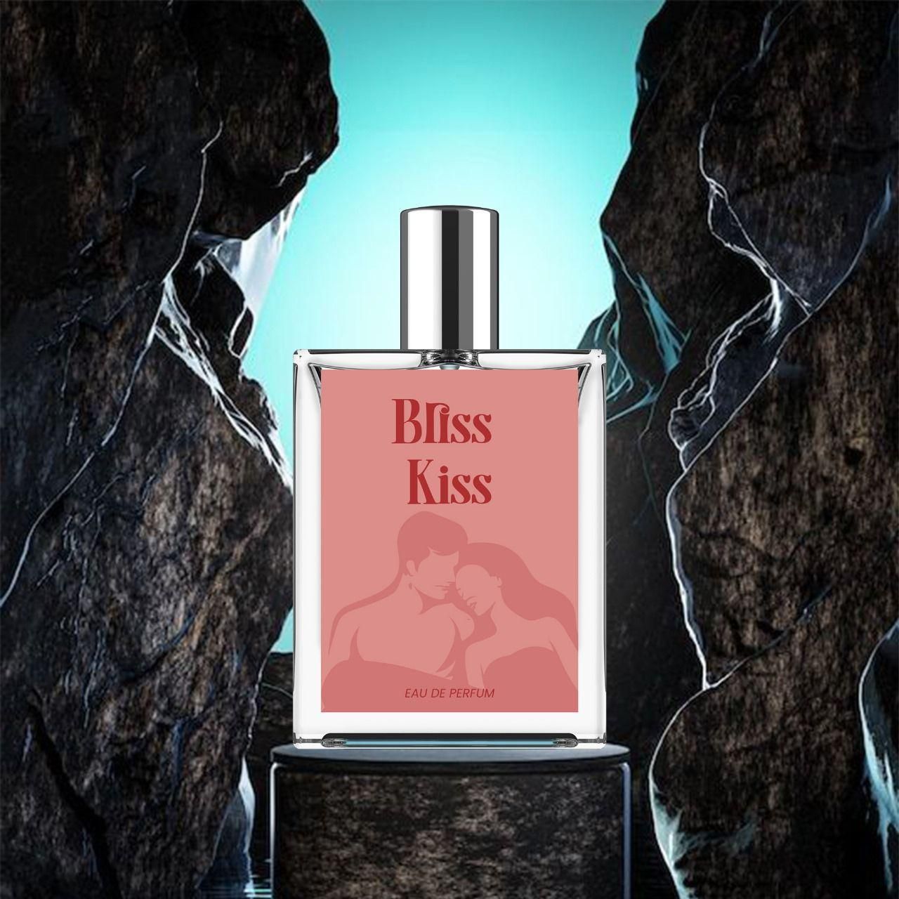 Briss Kiss Eau De Parfume Unisex Romantic Long Lasting Fragrance (Pack of 2)