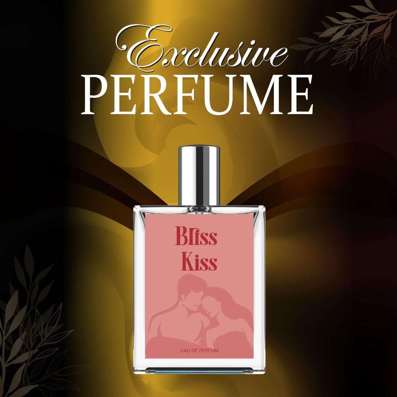 Briss Kiss Eau De Parfume Unisex Romantic Long Lasting Fragrance (Pack of 2)