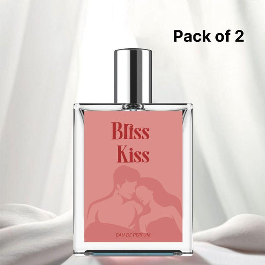 Briss Kiss Eau De Parfume Unisex Romantic Long Lasting Fragrance (Pack of 2)