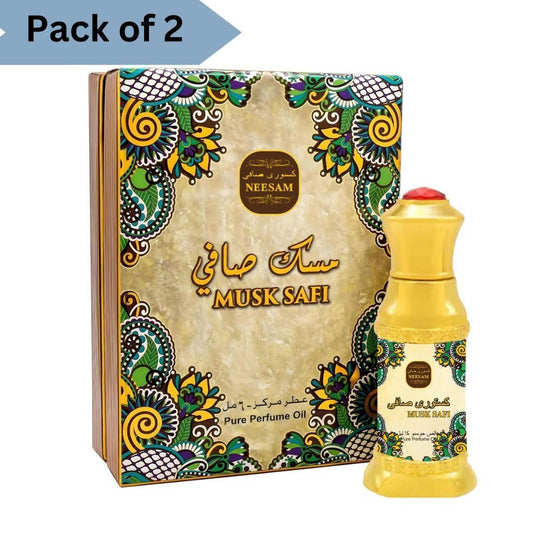 Musk Safi Purfume  A Symphony of Rich Aromas 50ML	(Pack of 2)